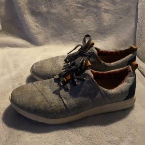Toms blue denim sneakers